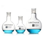 Flat Bottom Boiling Flask with Socket Joint and Short Neck – LabChoice Australia