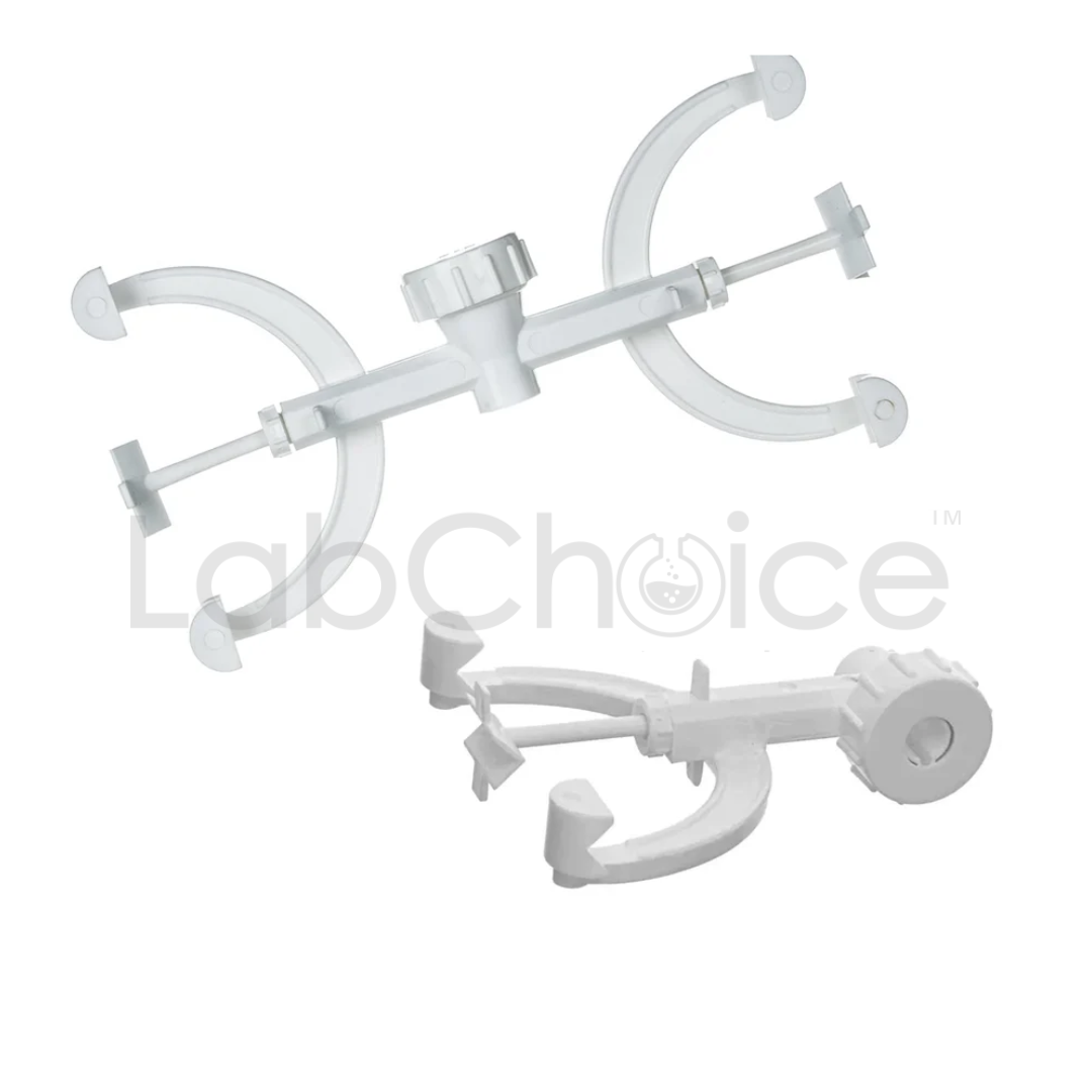 Polypropylene Burette Clamp – Lightweight, chemical-resistant holder for laboratory burettes