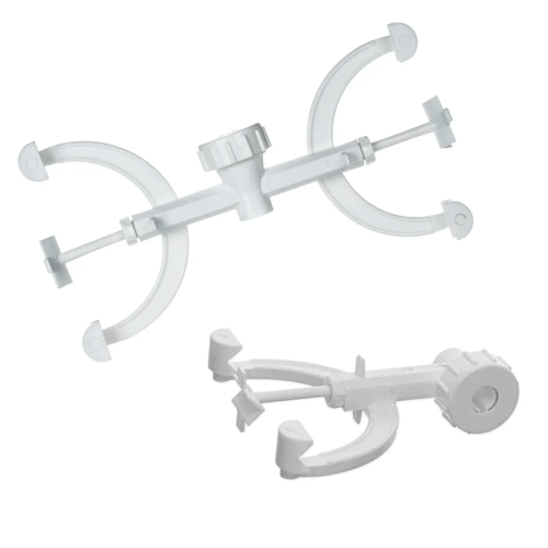 Burette Clamp, Polypropylene, Rust-Free, Easy-Grip for Single or Double Burettes - Image 1