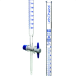 Burette Class A with Straight Bore and PTFE Stopcock BORO 3.3 Glass – LabChoice Australia