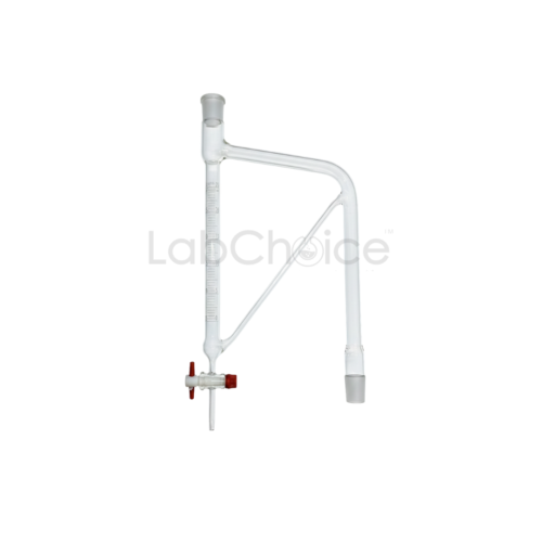 Clevenger apparatus lighter than water, BORO 3.3 borosilicate glass, for essential oil extraction by hydrodistillation, LabChoice Australia.