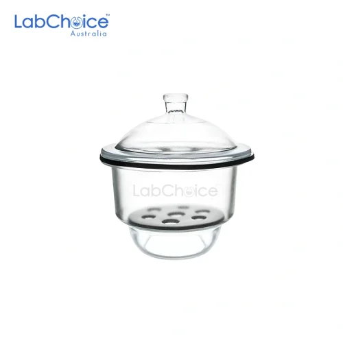 Plain desiccator jar with lid, die-pressed neutral glass, LabChoice Australia