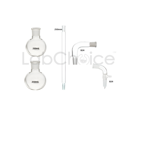 Distillation Glassware Kit – 5-Piece Set for Chemistry & Laboratory Use, LabChoice Australia