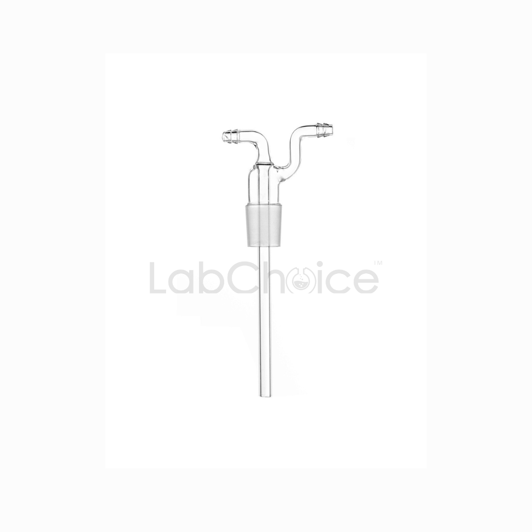 Dreschel head only gas washing bottle head spare in BORO 3.3 borosilicate glass, LabChoice Australia