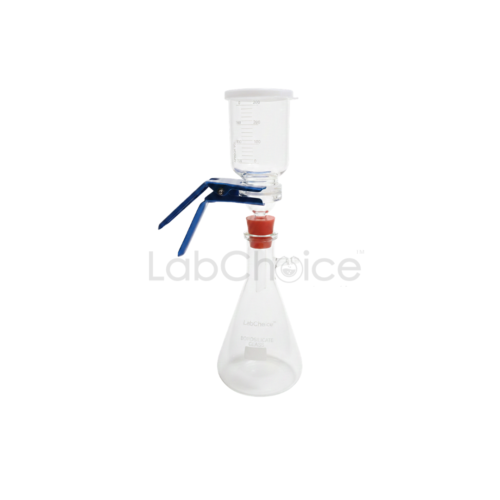Glass filtration set vacuum filtration kit with BORO 3.3 funnel, side arm filter flask and clamp, LabChoice Australia