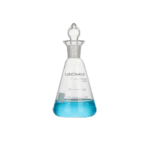 Iodine flask with ground glass stopper, borosilicate glass BORO 3.3, LabChoice Australia