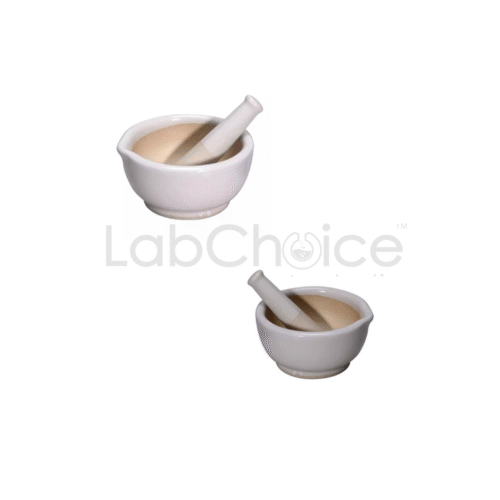 Porcelain Mortar and Pestle Set for Laboratory Grinding – LabChoice Australia