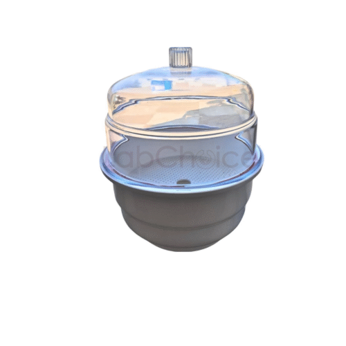 Plain desiccator with polypropylene body for safe, moisture-free laboratory sample storage – LabChoice Australia
