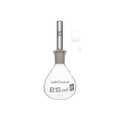 Pycnometer Density Bottle Flat Bottom BORO 3.3 Glass – LabChoice Australia