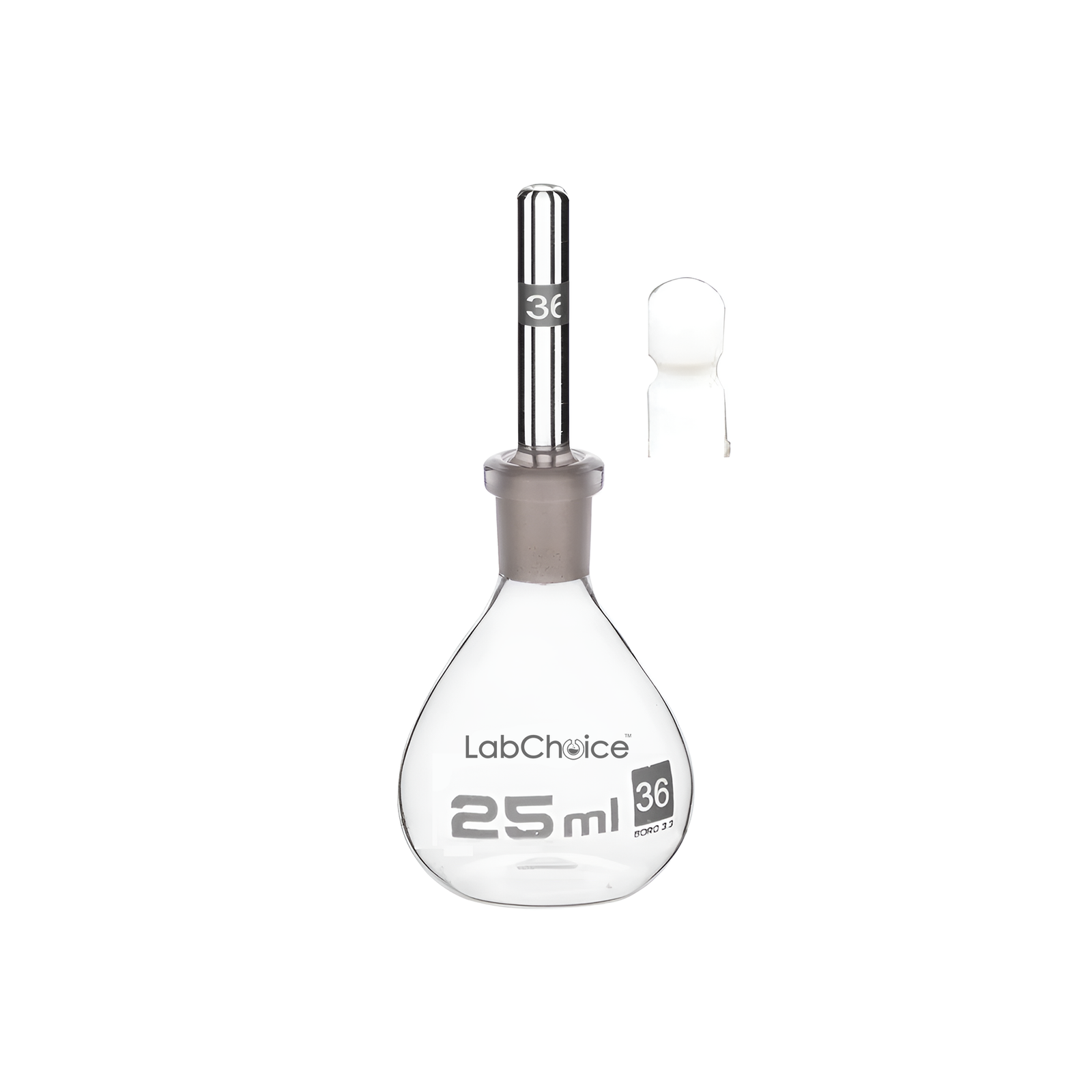 Pycnometer Density Bottle Flat Bottom BORO 3.3 Glass – LabChoice Australia