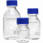 Reagent Bottle Narrow Mouth with Screw Cap Graduated BORO 3.3 Glass – LabChoice Australia