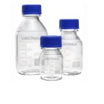 Reagent bottle narrow mouth with screw cap, graduated borosilicate glass BORO 3.3, LabChoice Australia