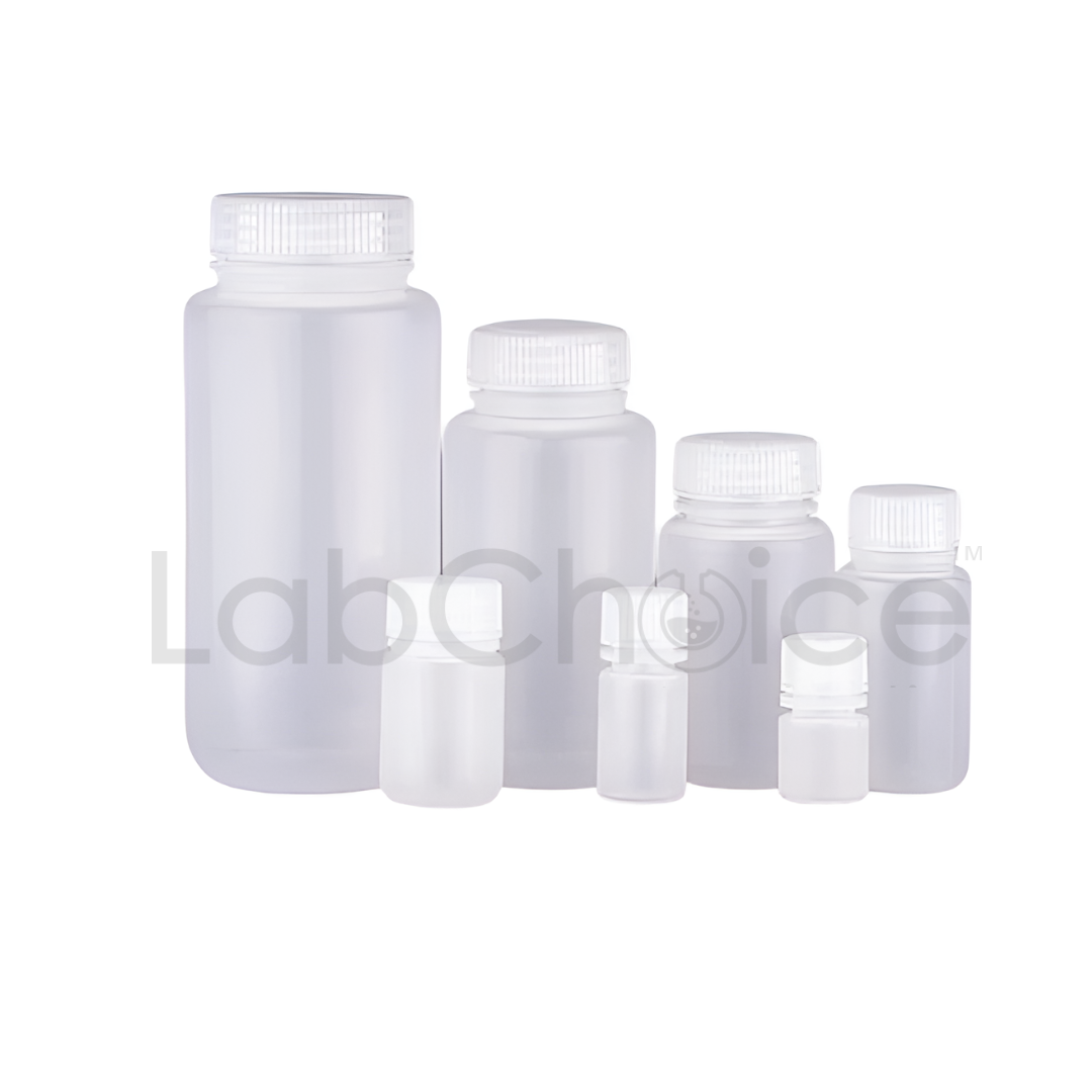 Reagent Bottle Wide Mouth HDPE – Chemical storage container by LabChoice Australia