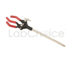 Retort Clamp, 3-Prong Adjustable with Non-Slip Rubber Jaws for Secure Grip – LabChoice Australia