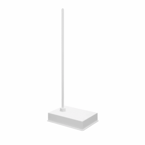 Retort Stand Polypropylene Base, Chemical-Resistant, Heavy Duty Lab Support - Image 1