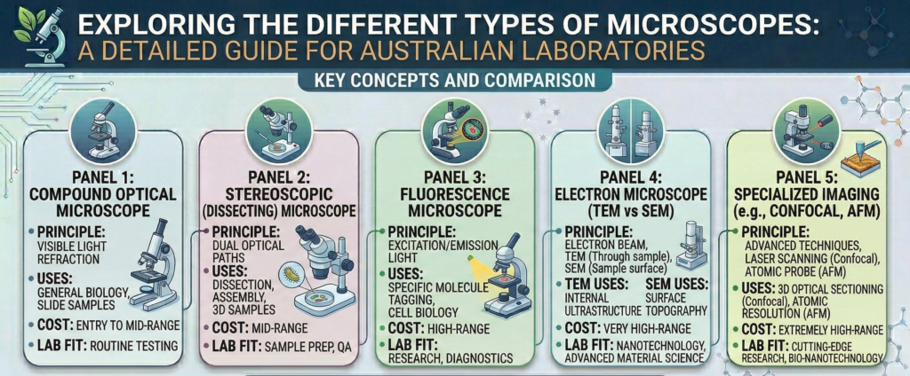Exploring the Different Types of Microscopes: A Detailed Guide for ...