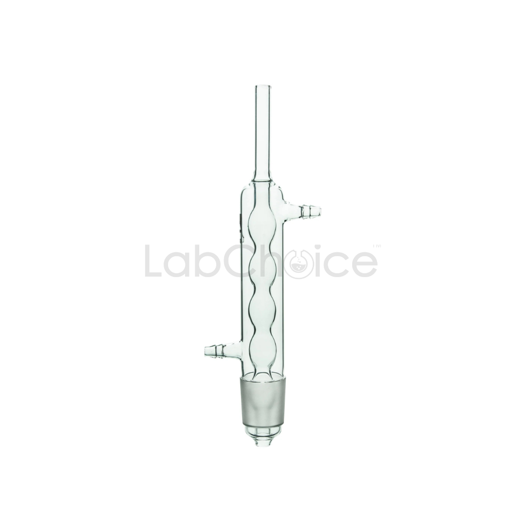 Allihn condenser for Soxhlet extraction made from BORO 3.3 borosilicate glass with multi-bulb cooling design – LabChoice Australia.