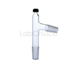 Still Head Thermometer Adapter made from BORO 3.3 borosilicate glass by LabChoice Australia – high-quality glass adapter for accurate temperature measurement in distillation setups.