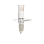 Straight Vacuum Adapter made from BORO 3.3 borosilicate glass by LabChoice Australia – precision connector for vacuum distillation and filtration setups