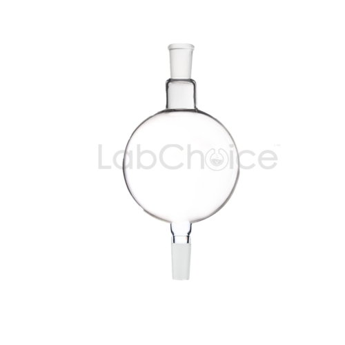 Chromatography biomass flask reservoir made from BORO 3.3 borosilicate glass used for column chromatography solvent and biomass handling by LabChoice Australia