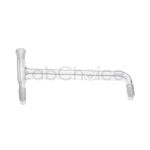 Distillation glass adapter with interchangeable ground glass joint made from borosilicate BORO 3.3 glass for laboratory distillation assemblies by LabChoice Australia