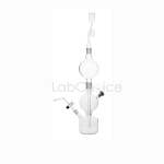 Kipps Gas Generator Apparatus made from borosilicate glass, three chamber laboratory gas generator supplied by LabChoice Australia