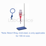Separating funnel kit made from polypropylene with stopcock, laboratory liquid separation kit supplied by LabChoice Australia