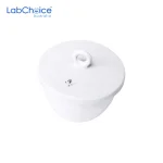 Low Wall Porcelain Crucibles With Lid LabChoice Australia