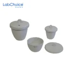 Medium Wall Porcelain Crucibles With Lid LabChoice Australia