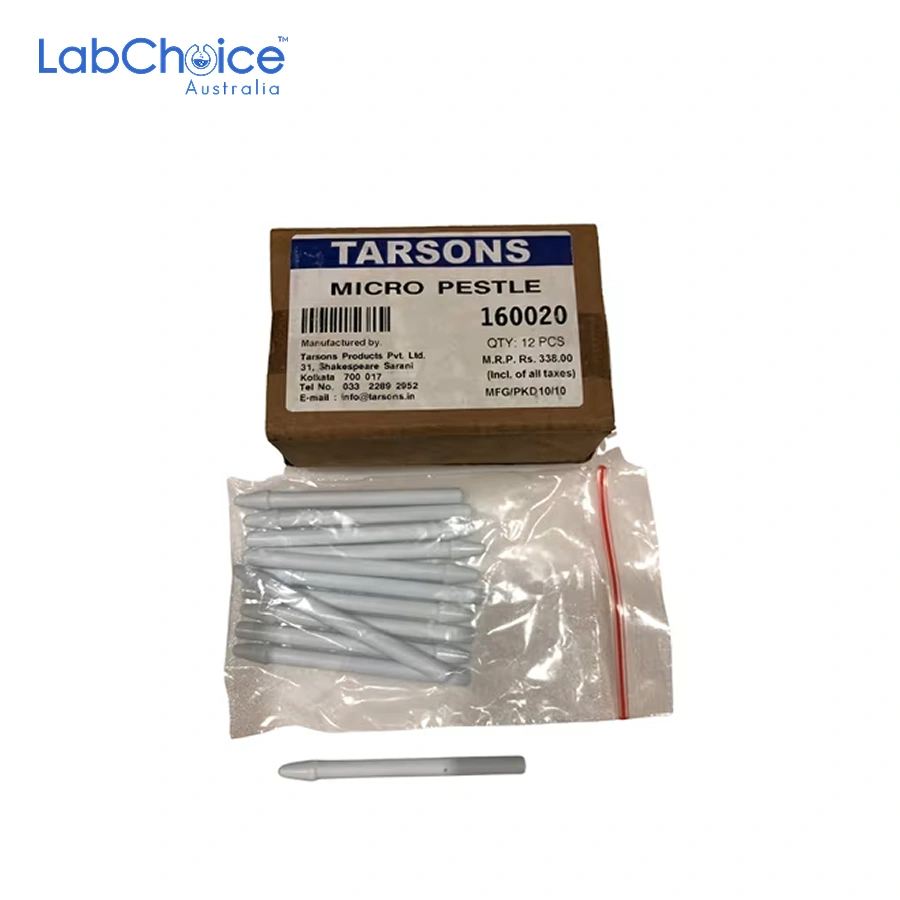 Micro Polypropylene Pestle Autoclavable for 1.50.5 mL Tubes Pack of 12 LabChoice Australia