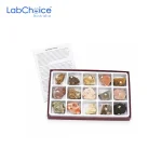 Rock Mineral and Fossil Specimens Pack of 10 LabChoice Australia