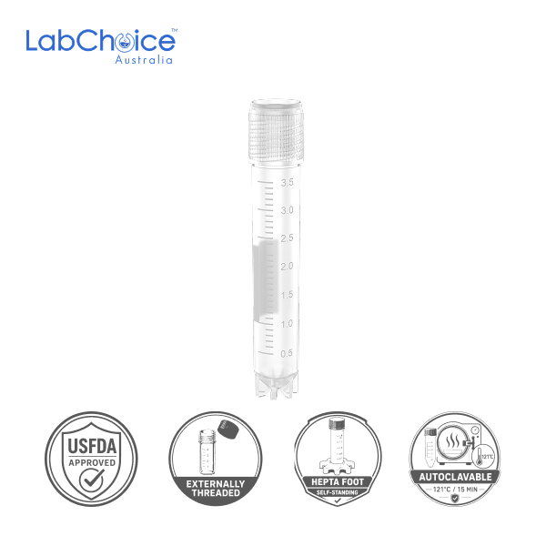 3.5ml Cryogenic Tube Hepta Foot 3.5 ML LabChoice Australia 1 1