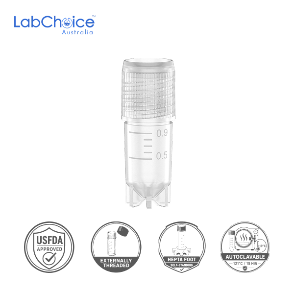 Cryogenic Tube Hepta Foot 1 ML LabChoice Australia 1 2