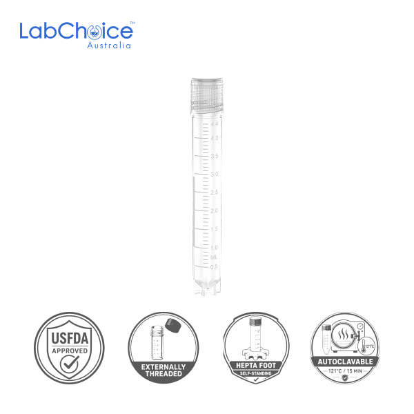 Cryogenic Tube Hepta Foot 4.5 ML LabChoice Australia 1 1