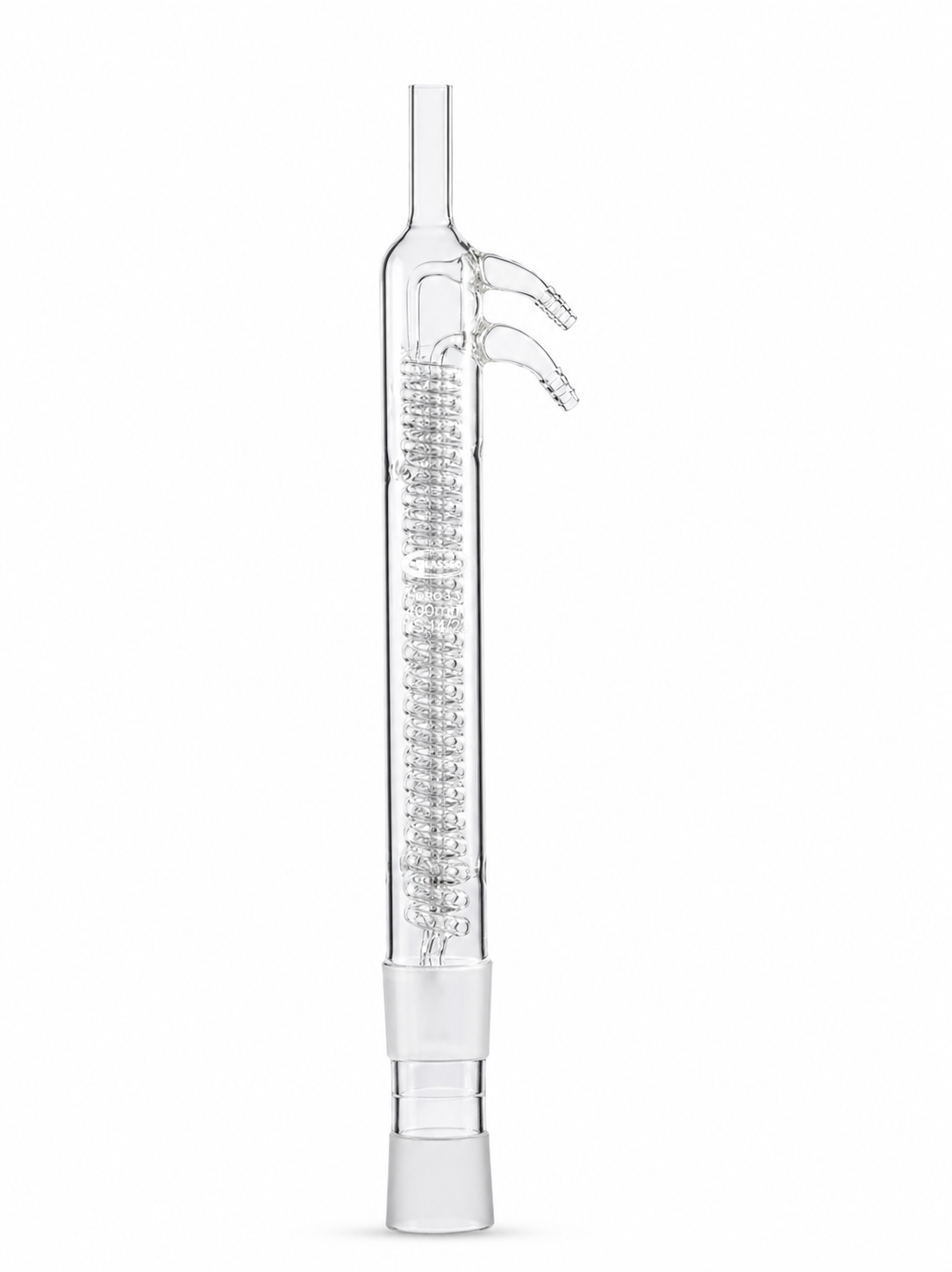 Dimroth Condenser For Soxhlet Extraction and Apparatus BORO 3.3 Glass- LabChoice Australia Dimroth condenser for Soxhlet extraction and laboratory apparatus, made from BORO 3.3 borosilicate glass by LabChoice Australia