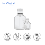 PET Media Bottle with Cap Non Sterile LabChoice Australia