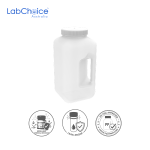 Reagent Bottle Square Wide Mouth Leak Proof USP Class VI FDA Approved 4 Ltr LabChoice Australia 1