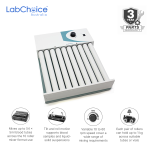 10 Roller Tube Mixer 54 x 5 mL Tilt LabChoice Australia