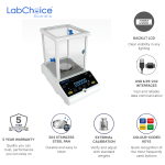 Adam Luna Analytical Balance 0.0001g Laboratory Weighing Type Labchoice Australia
