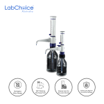 Bottle Top Dispenser Without Recirculation Valve Springless Chemical Dispensing Type LabChoice Australia 1