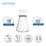 PETG Erlenmeyer Flask Baﬄed Bottom Sterile Lab Choice Australia