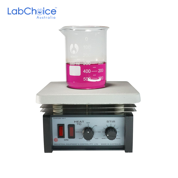 Thermostat Heat Control with Combined Hot Plates Magnetic Stirrer Non PTFE Plate LabChoice Australia