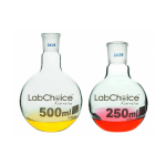 Boiling Flask Round Bottom Socket Joint Short Neck Borosilicate Glass BORO 3.3 LabChoice Australia 1