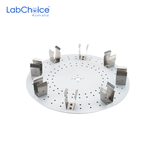 Centrifuge Tube Holder Disk Accessory for LCD Display Rotator, 8-Place 50 mL