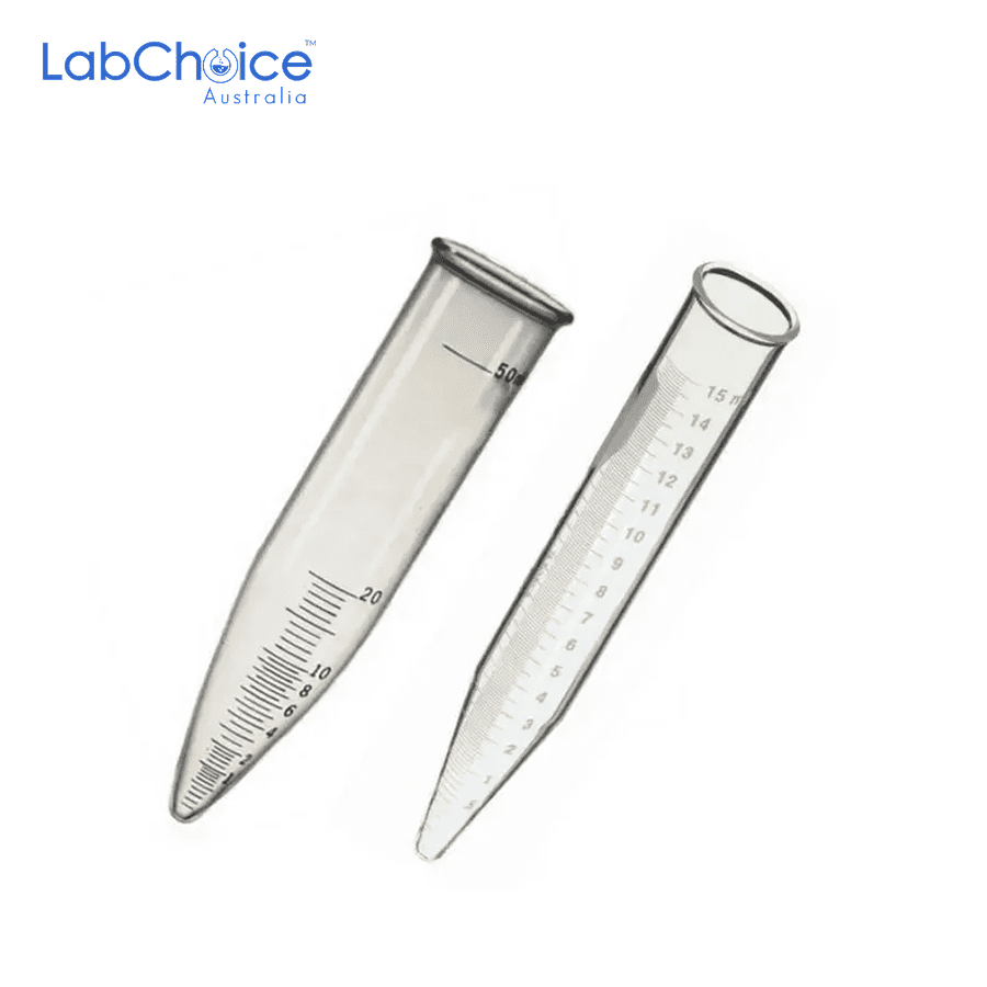 Glass Conical Centrifuge Tubes Non Calliberated BORO 3.3 LabChoice Australia