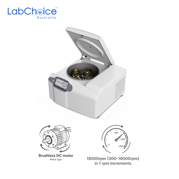High Speed Refrigerated Centrifuge with Package up to 16000 rpm LabChoice Australia