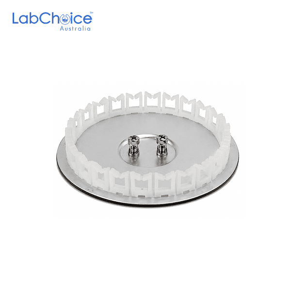Horizontal Plastic Clamp for Digital Vortex Mixer, 24 holes×1.5mL Test Tube (Circular plate)- LabChoice Australia Horizontal Plastic Clamp for Digital Vortex Mixer 24 holes×1.5mL Test Tube Circular plate LabChoice Australia
