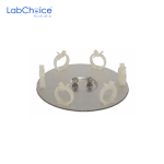 Horizontal Plastic Clamp for Digital Vortex Mixer 6 holes×50mL Test Tube Circular plate LabChoice Australia