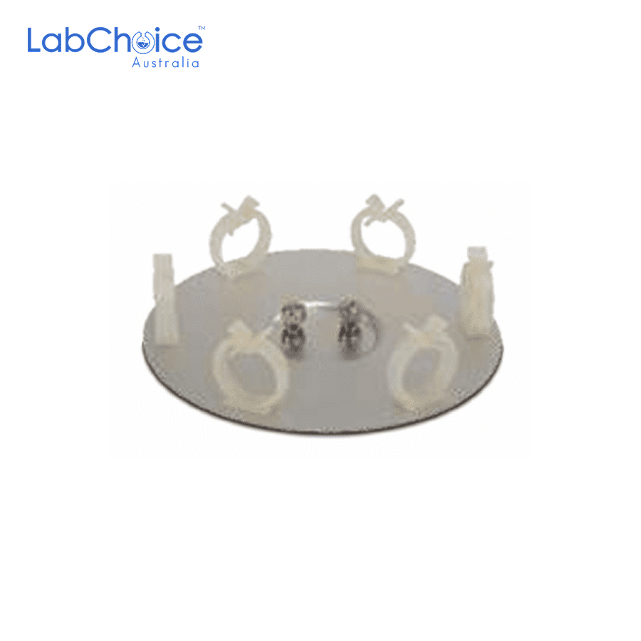 Horizontal Plastic Clamp for Digital Vortex Mixer 6 holes×50mL Test Tube Circular plate LabChoice Australia