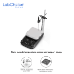 LCD Digital Glass Ceramic Hotplate with Package 7 Inch and Heating Temperature up to 550°C LabChoice Australia 1 1